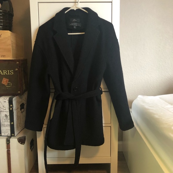 J.Crew belted wool wrap coat - Picture 2 of 6